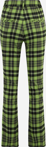 Nasty Gal Petite Flared Trousers in Green