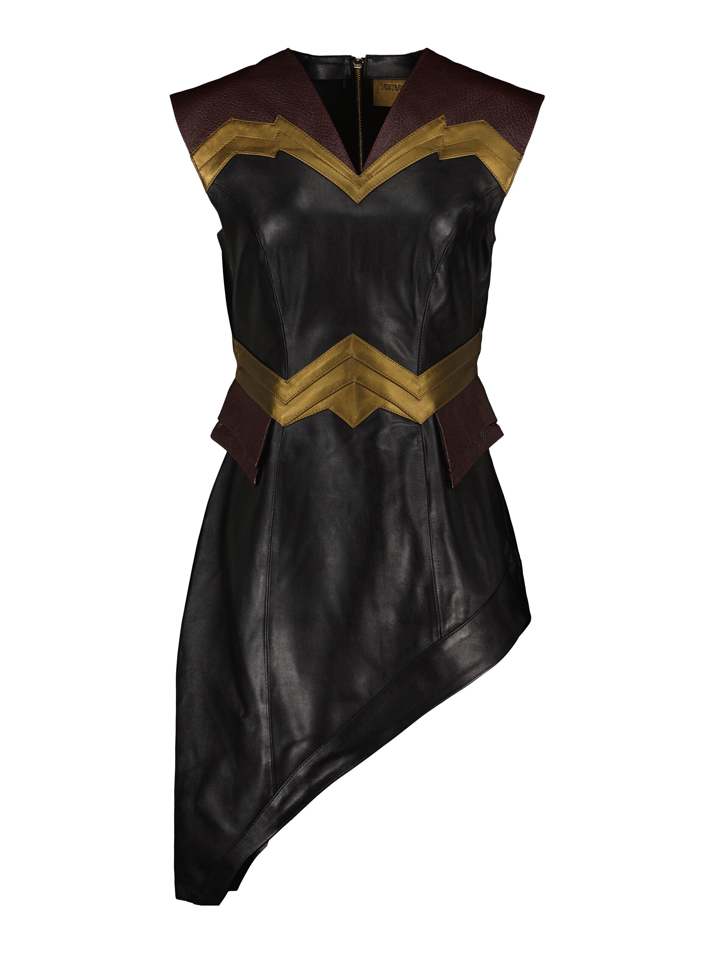 Haut 'Amazonian Queen – Long Top Asymetric' Vibranyum en rouge