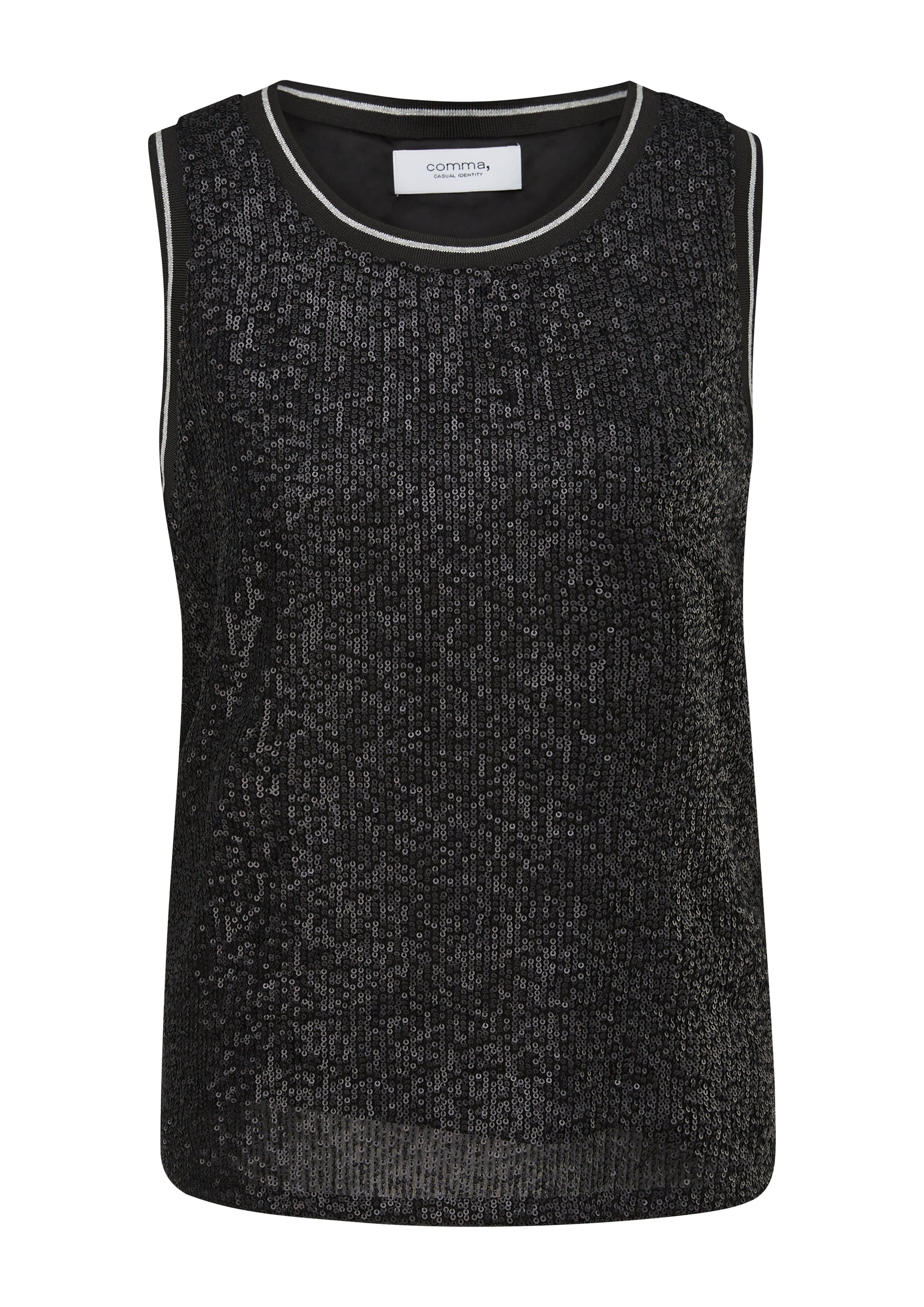 comma casual identity Blouse in Black: front