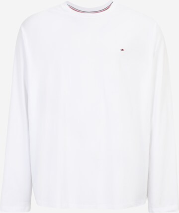 T-Shirt Tommy Hilfiger Big & Tall en blanc : devant