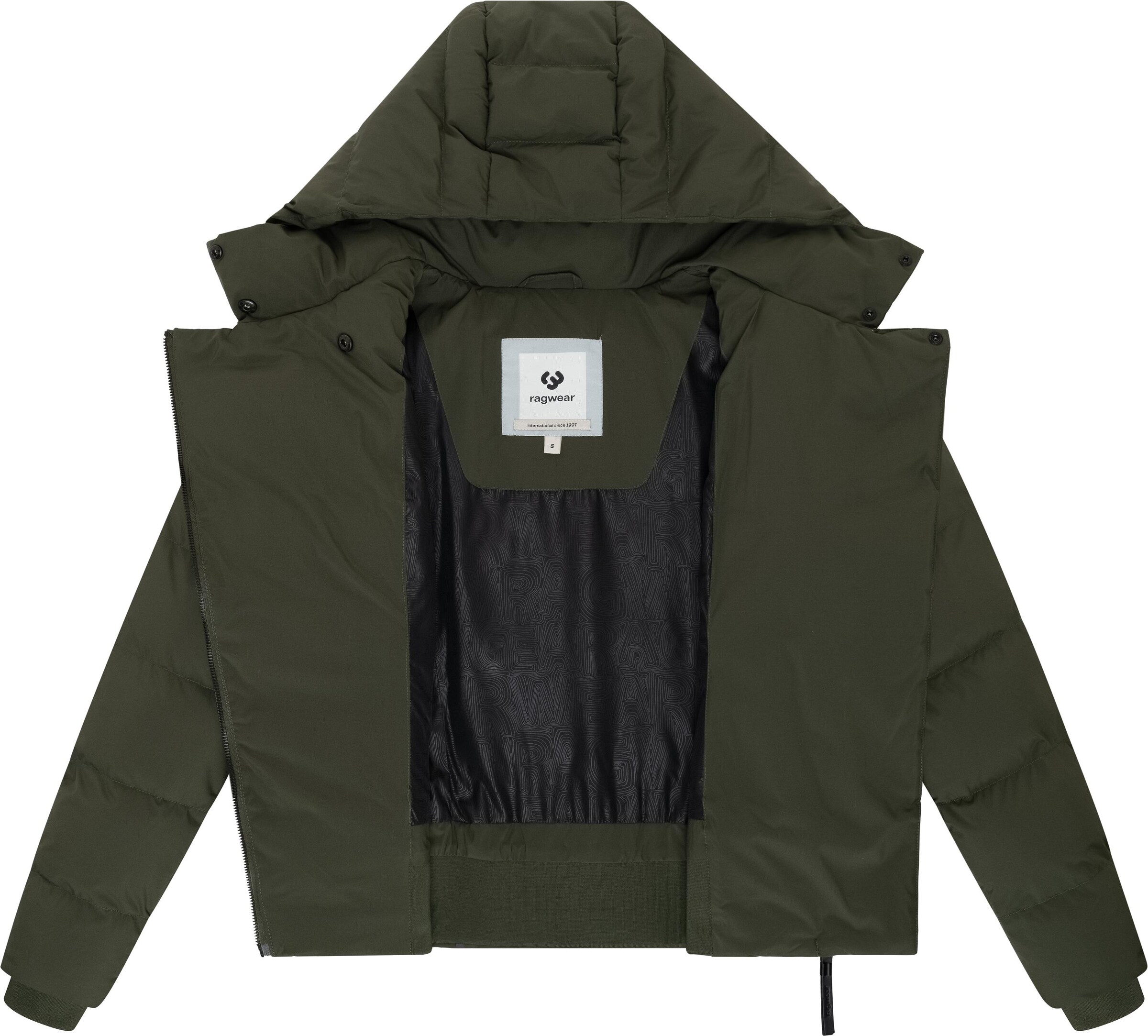 Ragwear Winterjas 'Harlen' in Groen