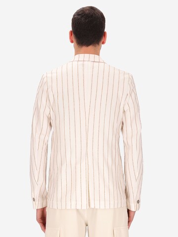 Distretto12 Slim Fit Sakko 'Paco' in Weiß