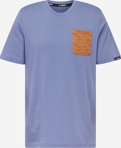 adidas Terrex T-Shirt in cognac / flieder, Produktansicht