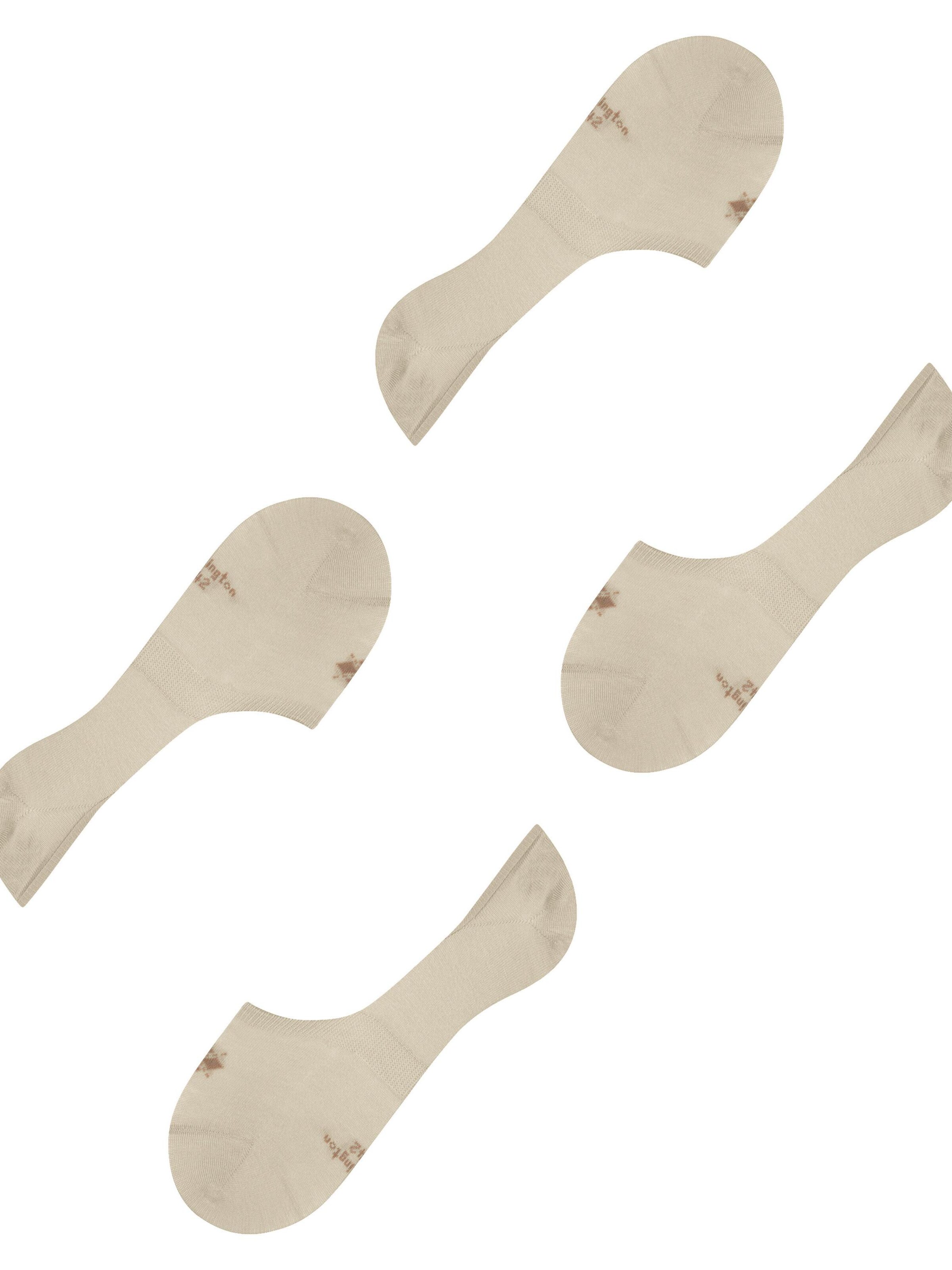 BURLINGTON Ankle Socks 'Everyday 2-Pack' in Beige