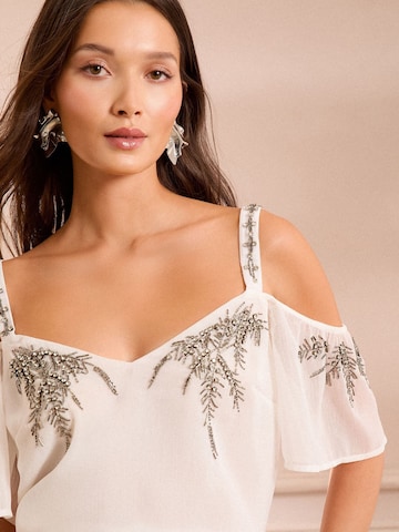 love & roses Top in Wit