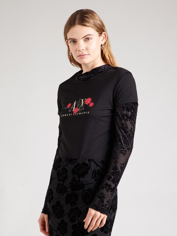 ARMANI EXCHANGE Футболка 'Chinese New Year' в Черный: спереди