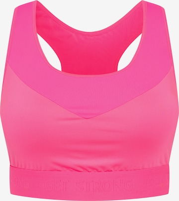 Studio Untold Bustier Sport-BH in Pink: predná strana