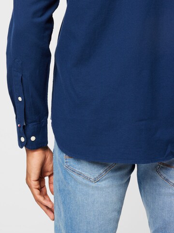 mėlyna TOMMY HILFIGER Standartinis modelis Marškiniai 'Flex'