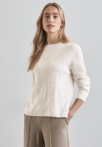 STREET ONE Pullover in Beige: Vorderseite