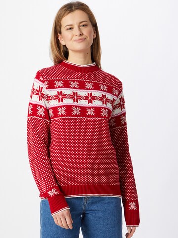 Missguided Пуловер в червено: отпред