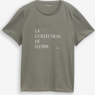 Tricou de la TOM TAILOR pe verde: față