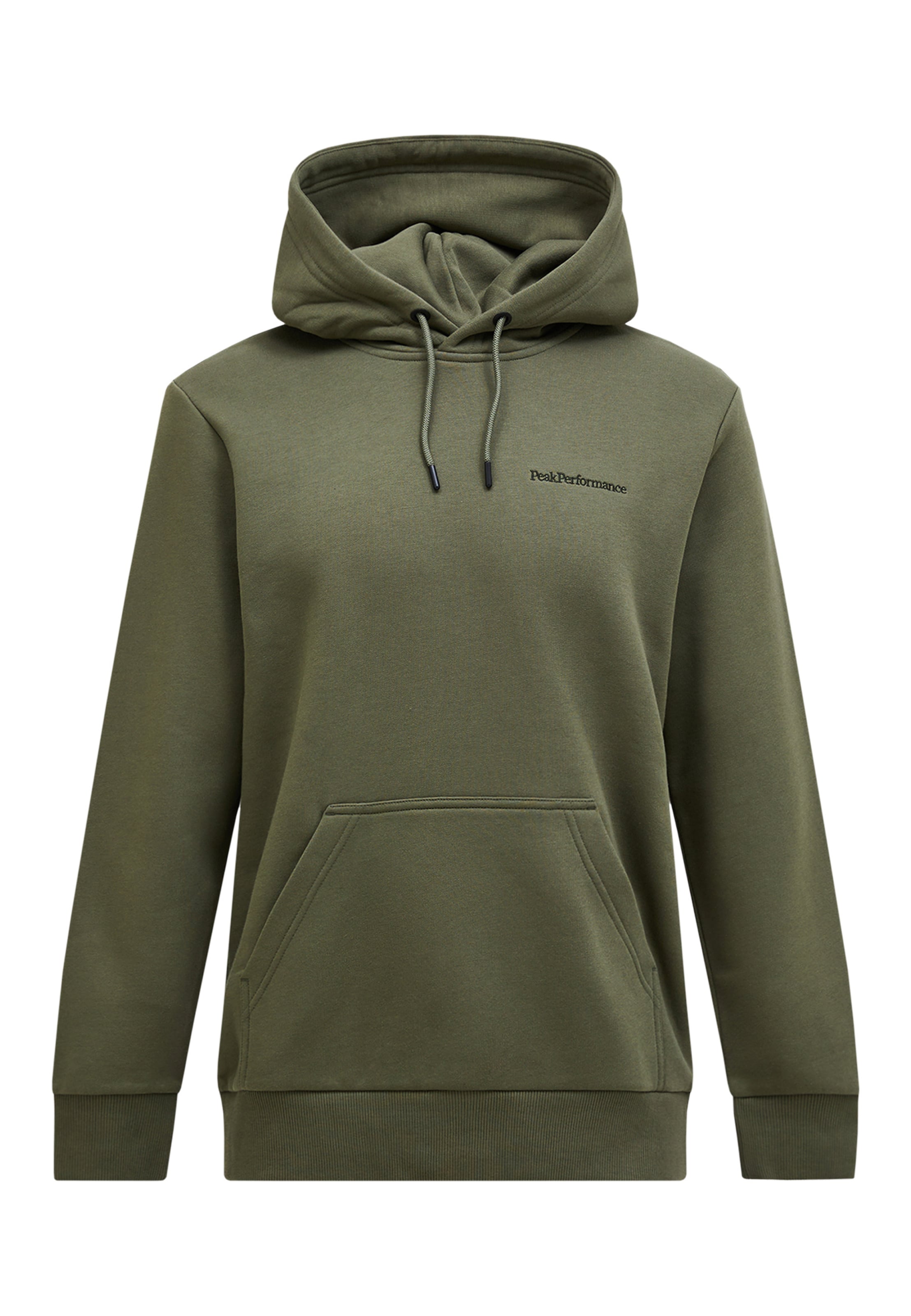 Sweat-shirt PEAK PERFORMANCE en vert : devant