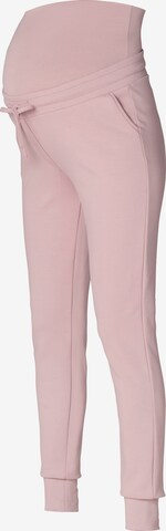 Coupe slim Pantalon 'Palmetto' Noppies en rose : devant