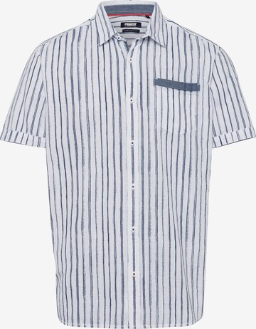 PIONEER Regular fit Button Up Shirt 'Hemd' in Blue: front