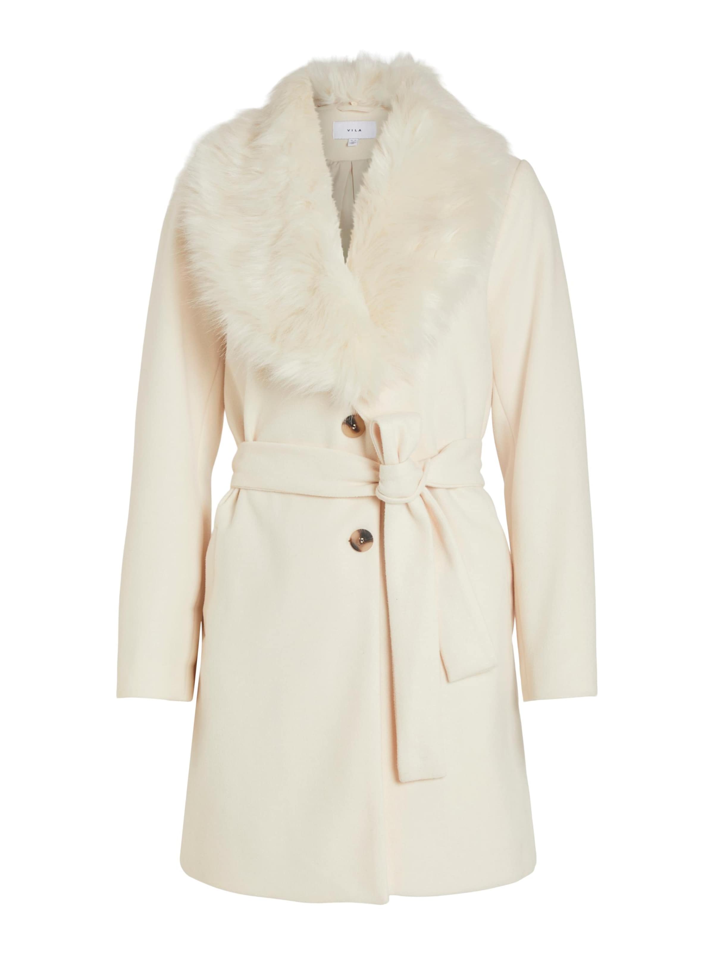 VILA Between-Seasons Coat 'VMetil' in Beige: front