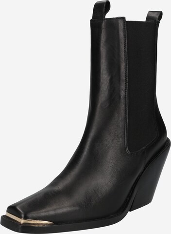 GOLD Chelsea Boots in Black: front