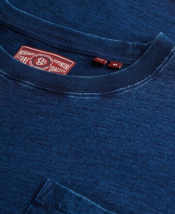 T-Shirt 'The Merchant Store' Superdry en bleu