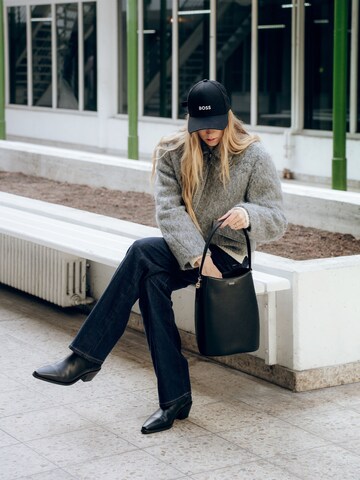 BOSS Демисезонная куртка 'Cafiore1' в Серый