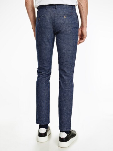 TOMMY HILFIGER Slimfit Chinosy 'Bleecker' w kolorze niebieski