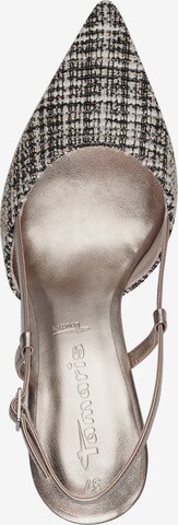 TAMARIS Slingback pumps i svart