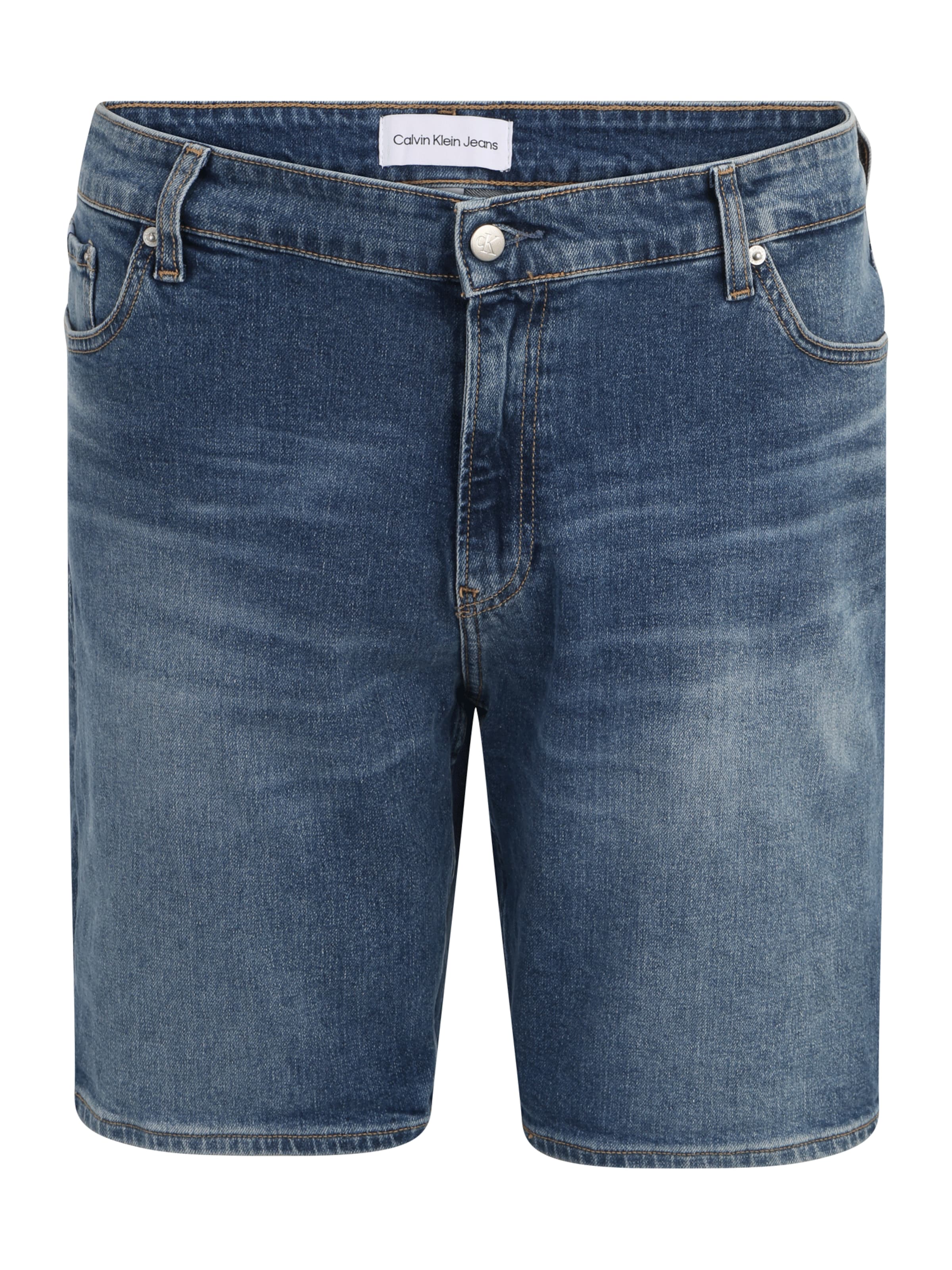 Calvin Klein Jeans Plus Regular Jeans in Blue: front