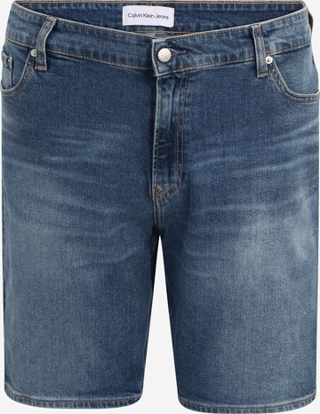 Calvin Klein Jeans Plus Regular Jeans in Blue: front