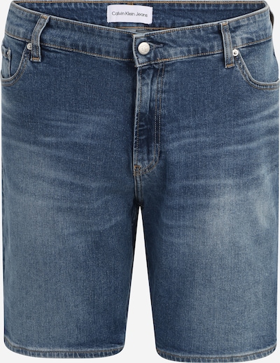 Džinsai iš Calvin Klein Jeans Plus, spalva – tamsiai (džinso) mėlyna / juoda / balta, Prekių apžvalga