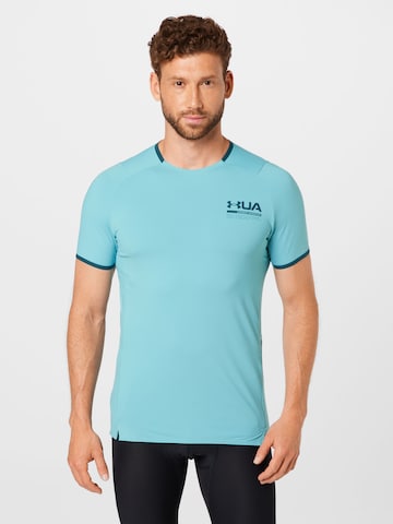 UNDER ARMOUR Functioneel shirt in Blauw: voorkant