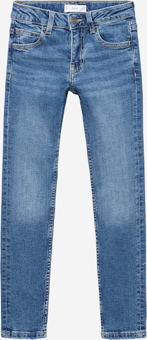 MANGO KIDS Skinny Džíny – modrá: přední strana