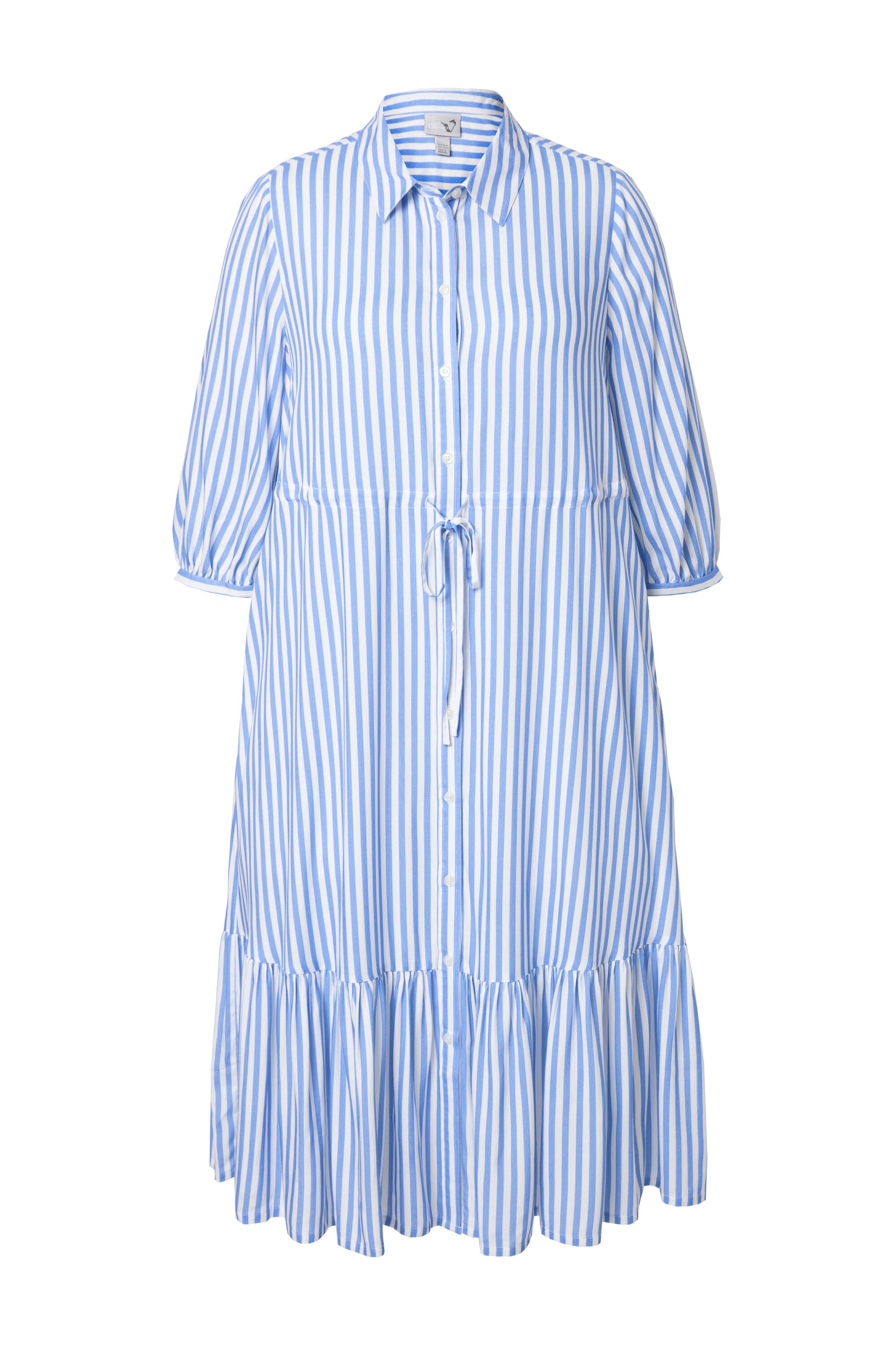 Ulla Popken Sukienka koszulowa w kolorze niebieski: przód