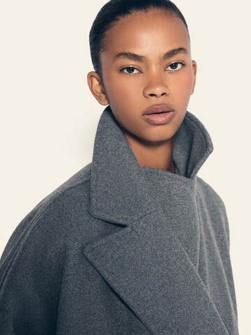 Bershka Between-season jacket in Grey: front