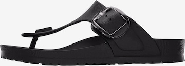 BIRKENSTOCK Varvastossut 'Gizeh' värissä musta: etupuoli