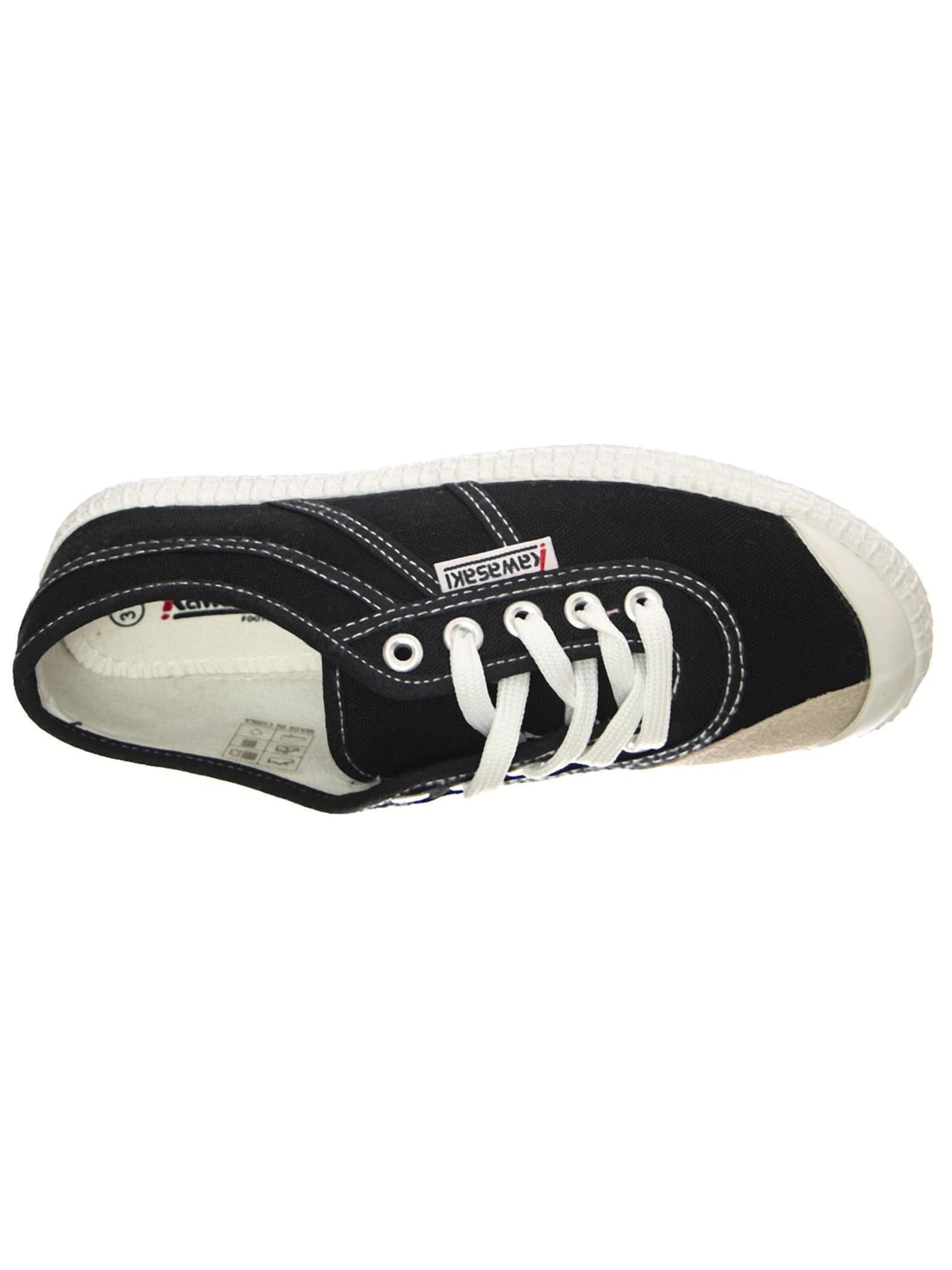 Scarpa stringata sportiva 'Basic 212445' di KAWASAKI in nero