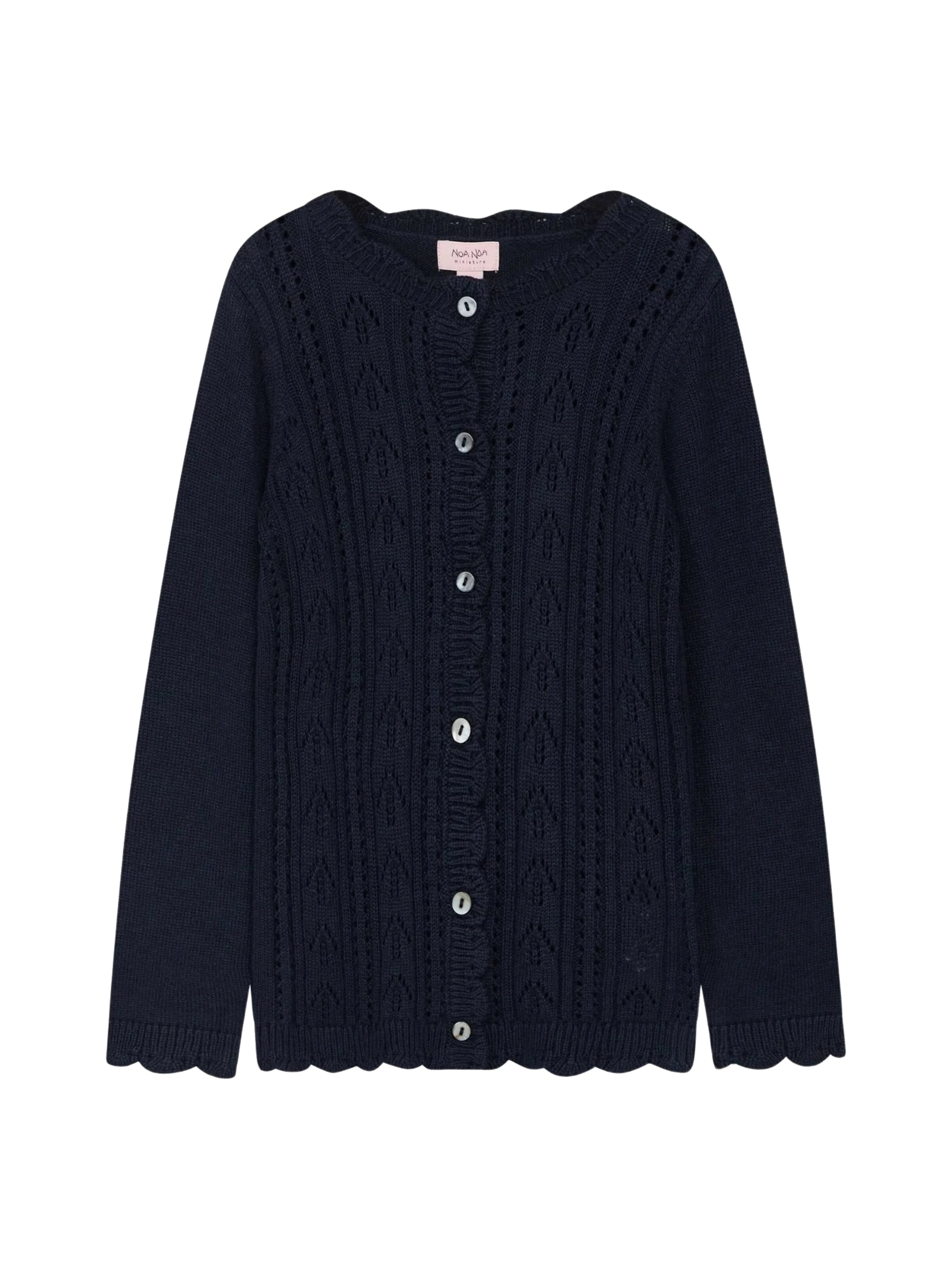 NOA NOA miniature Kardigan 'Cristel' – modrá: přední strana