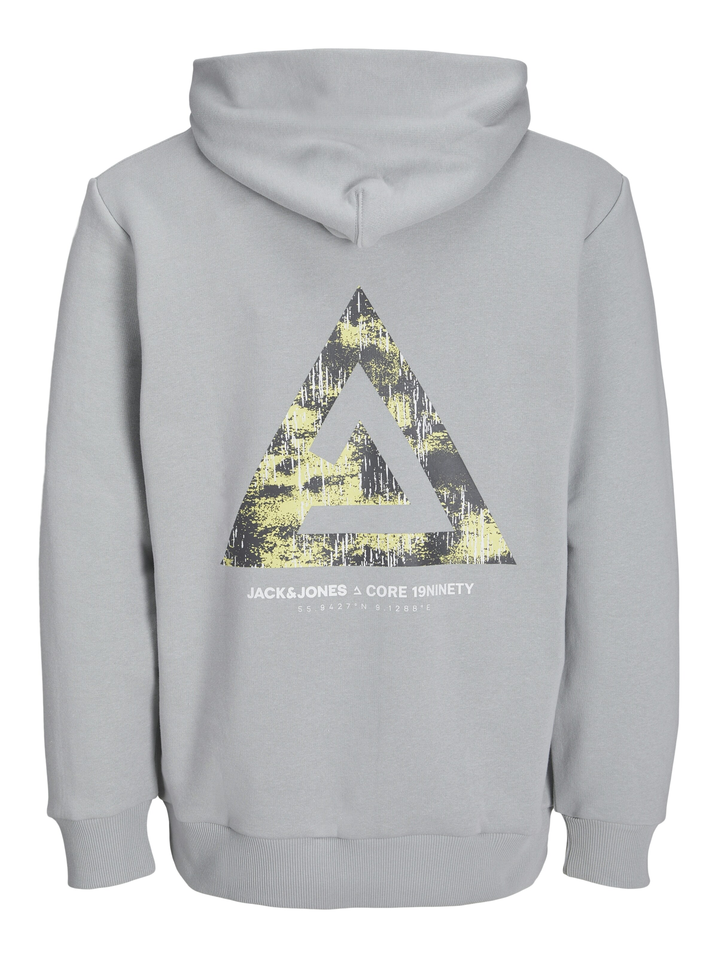 JACK & JONES Sweatshirt 'JCOTRIANGLE' i grå