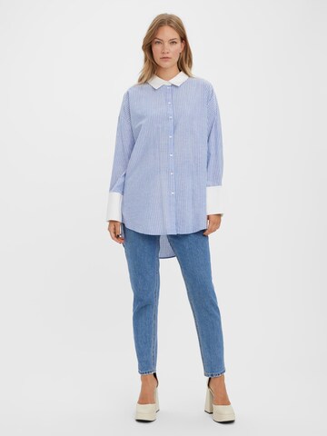 VERO MODA Bluse 'LEONORA' in Blau