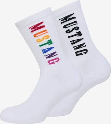 MUSTANG Socks in White: front