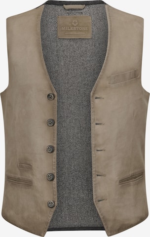 MILESTONE Bodywarmer 'MSRenzo' in Beige: voorkant