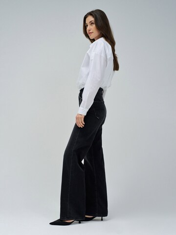 Salsa Jeans Wide leg Jeans in Zwart
