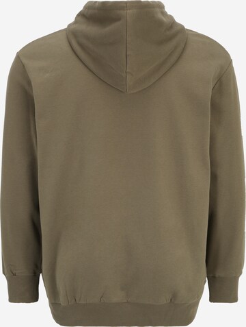 Jack & Jones Plus Sweatshirt 'FONNE' in Green