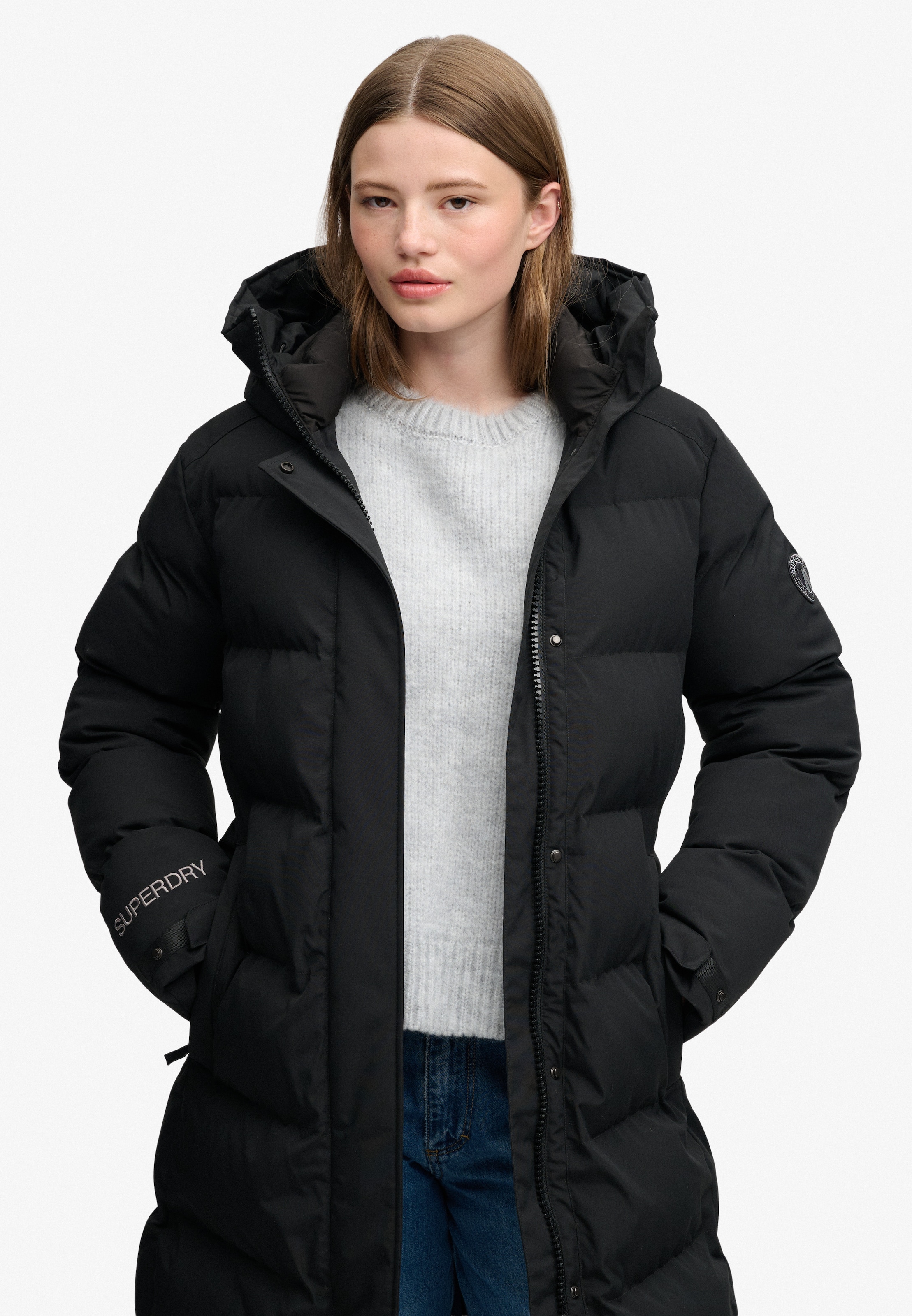 Manteau d’hiver Superdry & Co en noir