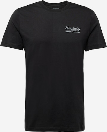 WESTMARK LONDON - Camiseta 'Simplicity' en negro: frente