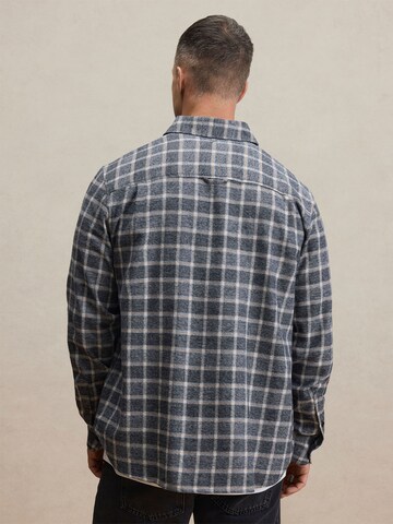 DAN FOX APPAREL Regular fit Skjorta 'Daniel' i grå