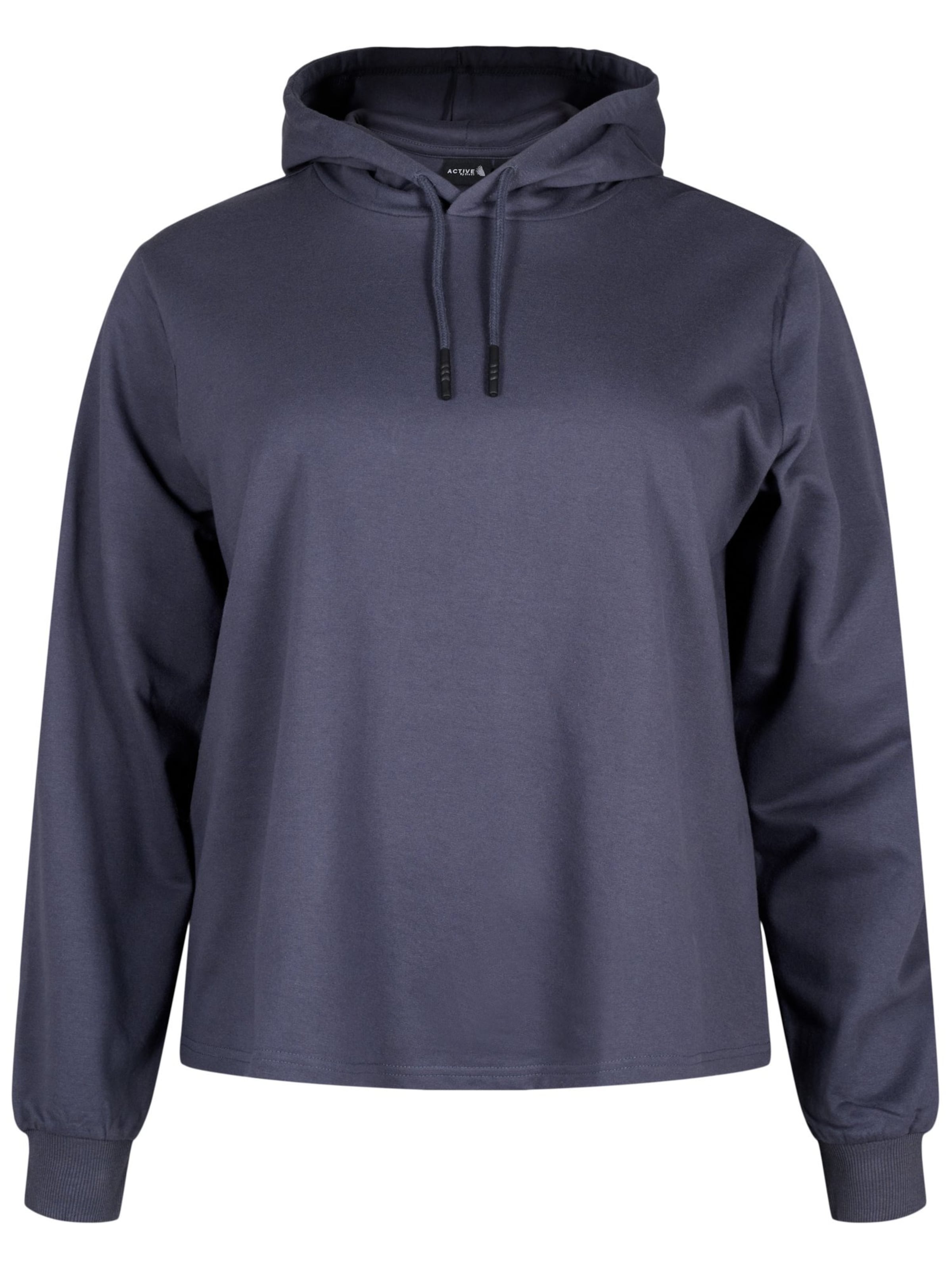 Active by Zizzi Sports sweatshirt 'ASILKE' in Grey: front