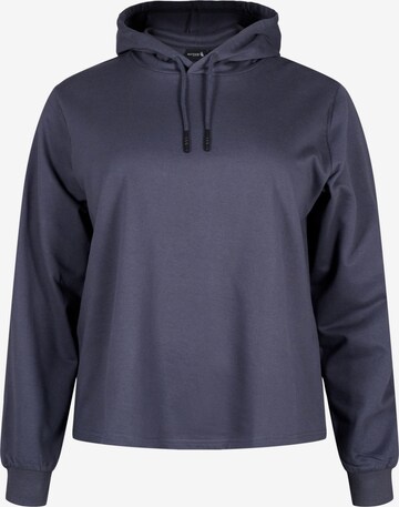 Sweat de sport 'ASILKE' Active by Zizzi en gris : devant