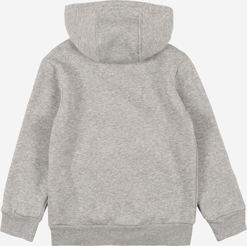 ADIDAS SPORTSWEAR Athletic Zip-Up Hoodie 'Essentials 3-Stripes Zip ' in Grey