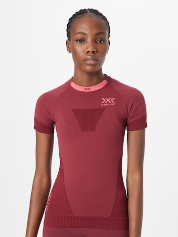 T-shirt fonctionnel 'INVENT 4.0' X-BIONIC en rouge : devant