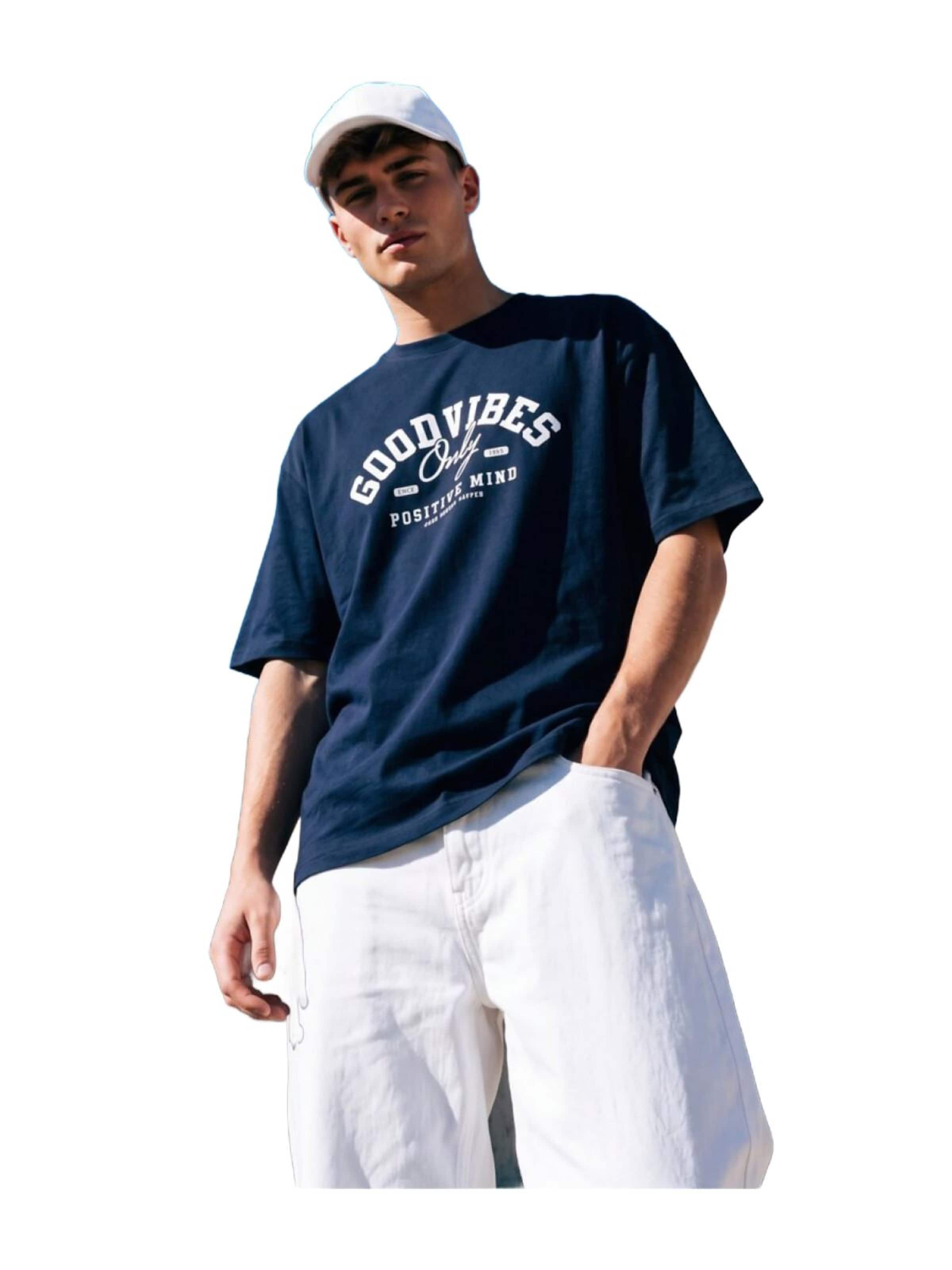 T-Shirt 'LTB Jeans Print T-Shirt' LTB Jeans en bleu