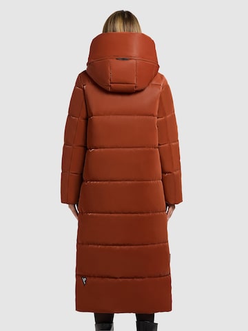 khujo Winter coat 'Soulani5 Shiny' in Brown