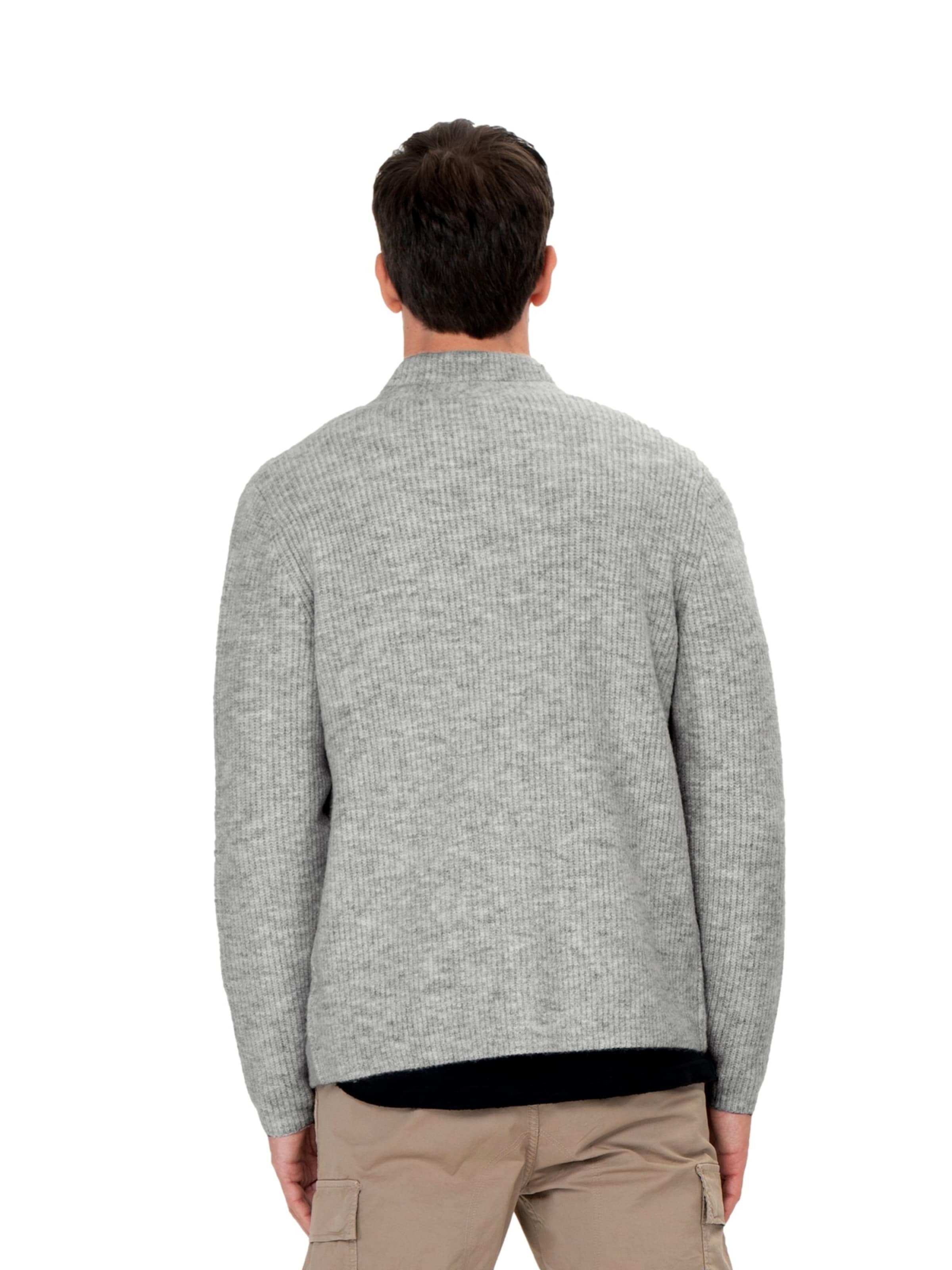 Key Largo Gebreid vest 'KLLUZERN' in Grijs